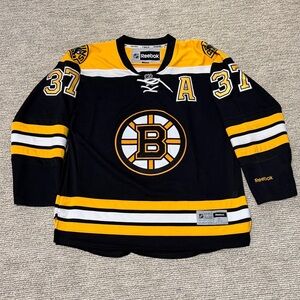 Reebok Bergeron Boston Bruins Hockey Jersey